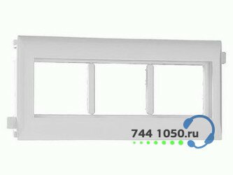 Суппорт тройной под модули 45х45 для крышки 75 мм Efapel 10954 ABR