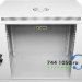 Шкаф настенный 19" 9U 600x350x501 GYDERS GDR-96035G, стеклянная дверь серый