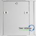 Шкаф настенный 19" 9U 600x350x501 GYDERS GDR-96035G, стеклянная дверь серый