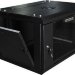 Шкаф настенный для сервера 19 15U 600х600х769 GYDERS GDR-156060B, стеклянная дверь черный