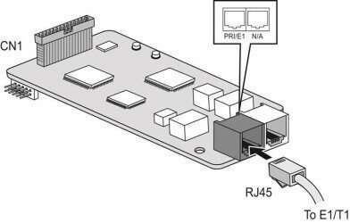 Плата PRI интерфейса LG-Ericsson  eMG80-PRIU