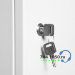 Настенный шкаф 19" 9U 600х450х501 GYDERS GDR-96045GM, металлическая дверь серый
